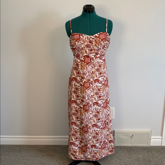 FREE PEOPLE ‘Ruby’s Sweetheart’ Midi Lined Dress - Picture 3 of 16